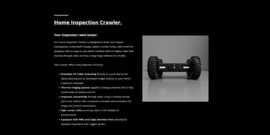 Home Inspection Crawler - UplinkRobotics