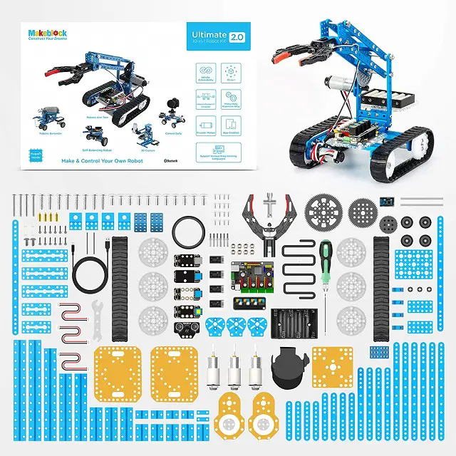 Makeblock DIY Ultimate Robot Kit - Premium Quality - 10-in-1 Robot -Parts