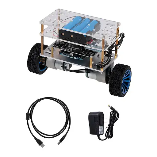 SainSmart Upgraded Smart Robot Car Kit with Mega InstaBots V4 Kit with Bluetooth Module, for Arduino